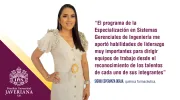 Sigrid Esperanza Borja, egresada Especialización en Sistemas Gerenciales de Ingeniería Sigrid Esperanza Borja, egresada Especialización en Sistemas Gerenciales de Ingeniería